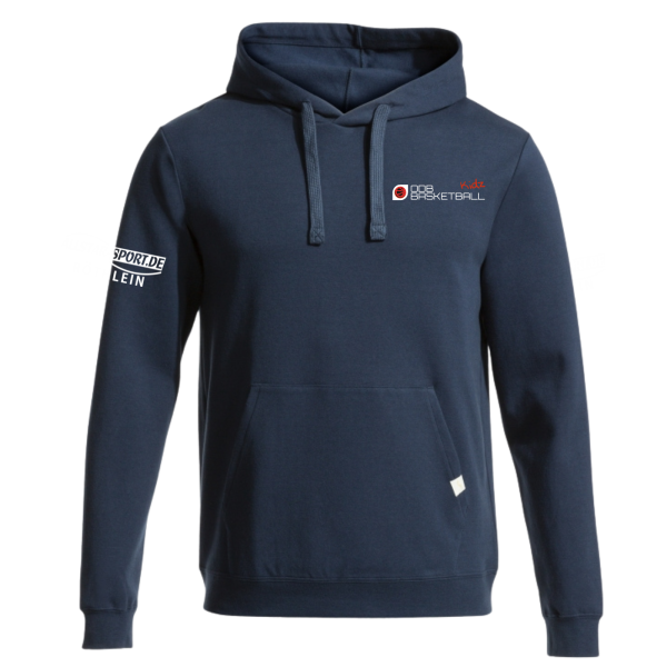 Sweatshirt mit Kapuze Blau mit Logos